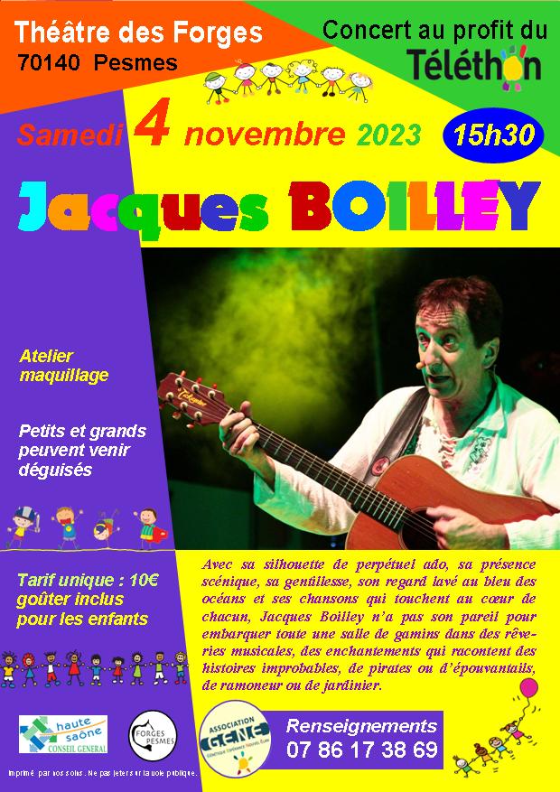 Jacques Boilley au Théâtre des Forges